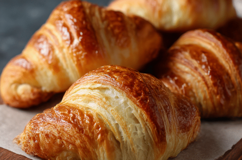 Classic Buttery Croissants | Flaky, Golden & Homemade