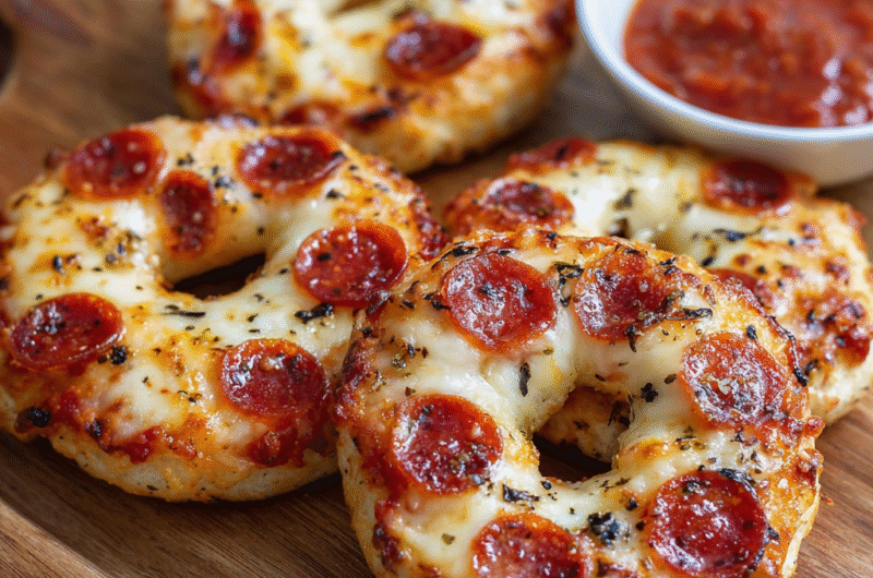 Pizza Bagels in Air Fryer [Homemade]
