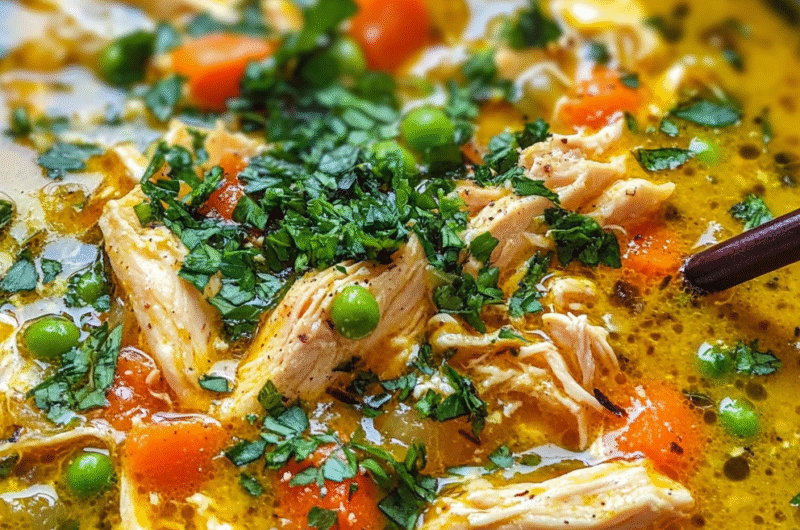 Anti-Inflammatory Turmeric Chicken Soup | Healing & Flavorful