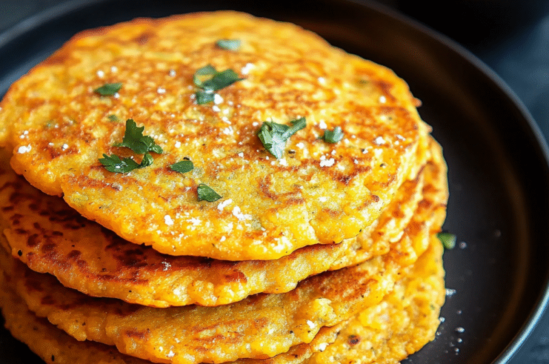 Masoor Dal Chilla | Savory Red Lentil Pancakes