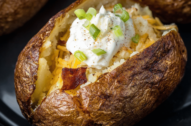 Air Fryer Baked Potato | Crispy, Fluffy & Easy