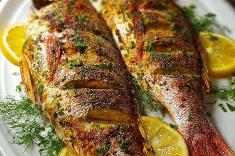 Oven Baked Whole Yellowtail Snapper | Moist, Flavorful & Easy