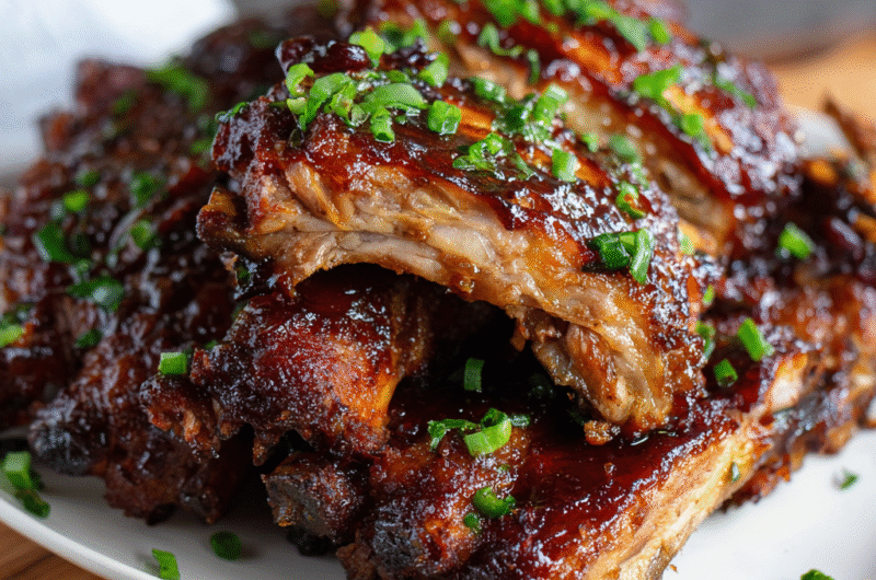 Dump and Go Crockpot Honey Garlic Soy Spareribs