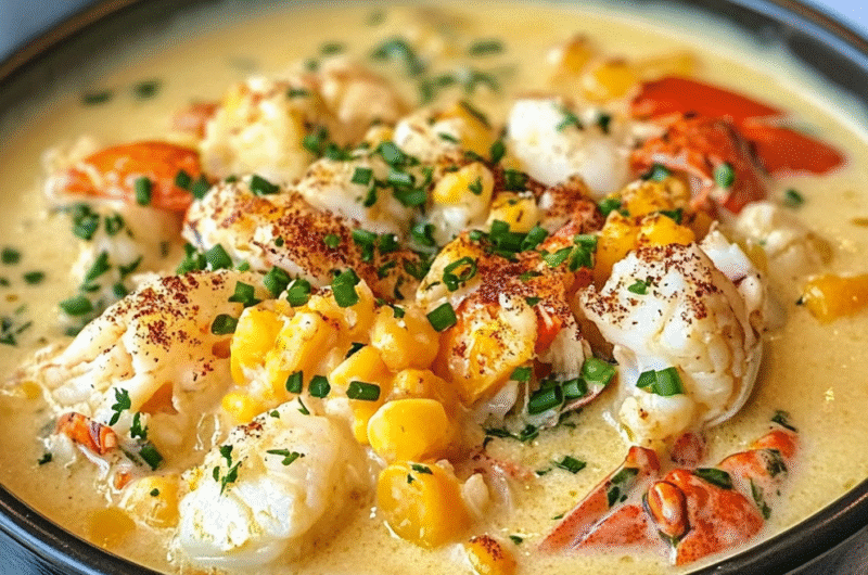 Luxurious Lobster Chowder: A Gourmet Seafood Delight